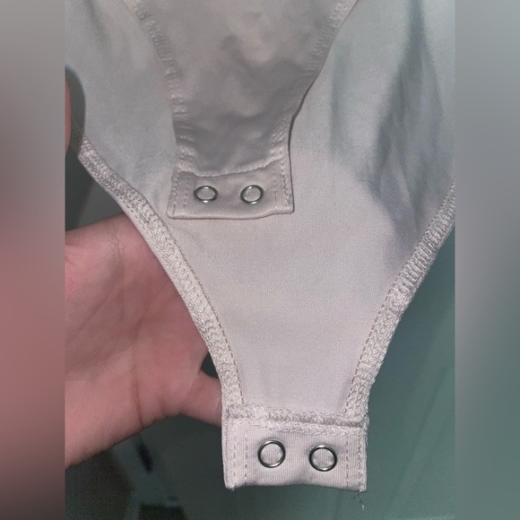 Forever 21 Pink Bodysuit With Mesh XS - Picture 4 of 6